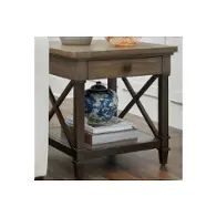 795-809 Klaussner Furniture Hometown Living Room Furniture End Table