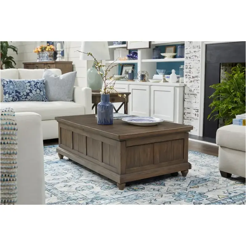 795-821 Klaussner Furniture Hometown Living Room Furniture Cocktail Table