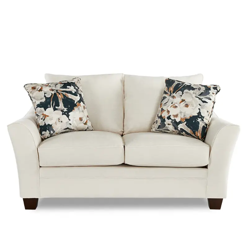 83844-ls-vela-bone-c1 Klaussner Furniture Posen Living Room Furniture Loveseat