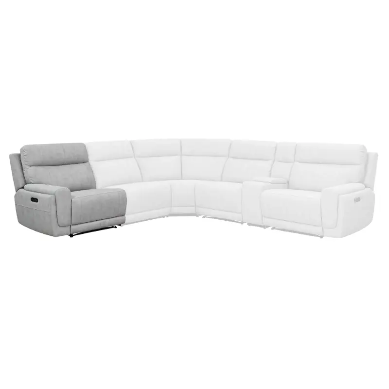 Palmero-6l-pwrc-alba-fog Klaussner Furniture Palmero Living Room Furniture Sectional