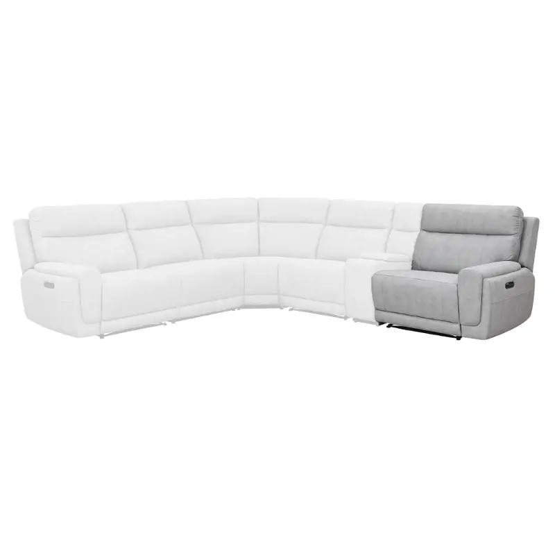 Palmero-6r-pwrc-alba-fog Klaussner Furniture Palmero Living Room Furniture Sectional