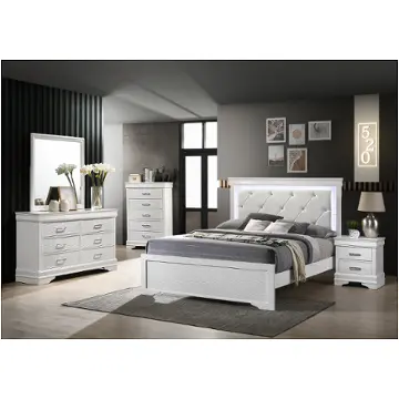 Br2050w-sophie-white-bedroom Amalfi Furniture Sophie Bedroom Furniture