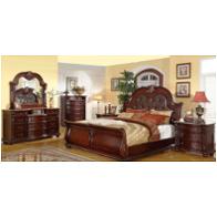 N8301a-10 Amalfi Furniture Charlotte - Walnut Bedroom Furniture Bed