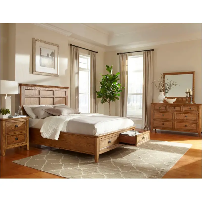 Al-br-5350q-bas-hb Intercon Furniture Alta - Brushed Ash Bedroom Furniture Bed