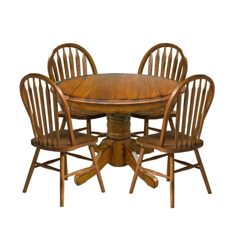 Cota42dbrubse Intercon Furniture 42 Drop Leaf Pedestal Base