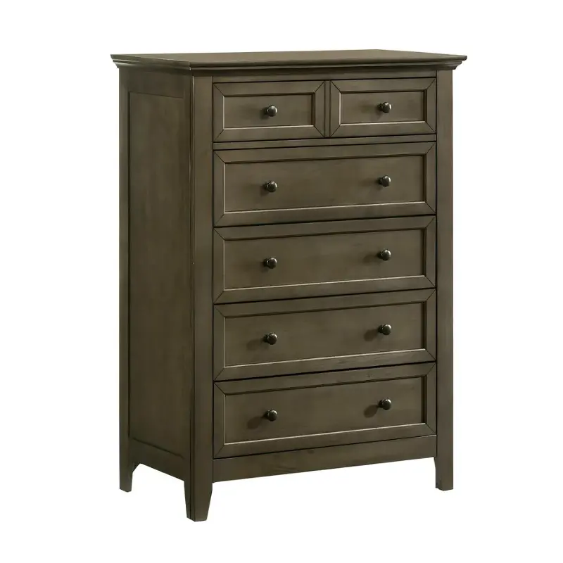 Sm-br-4305-gry-c Intercon Furniture San Mateo - Gray Bedroom Furniture Chest