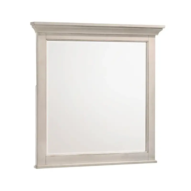 Sm-br-4391-rwh-c Intercon Furniture San Mateo - Rustic White Bedroom Furniture Mirror