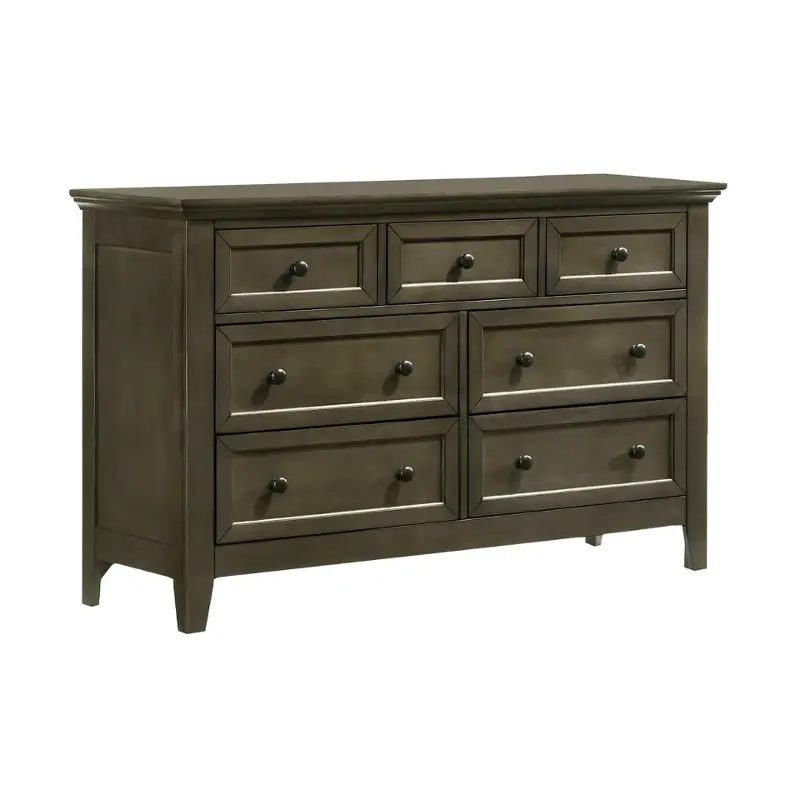 Sm-br-4307-gry-c Intercon Furniture San Mateo - Gray Bedroom Furniture Dresser