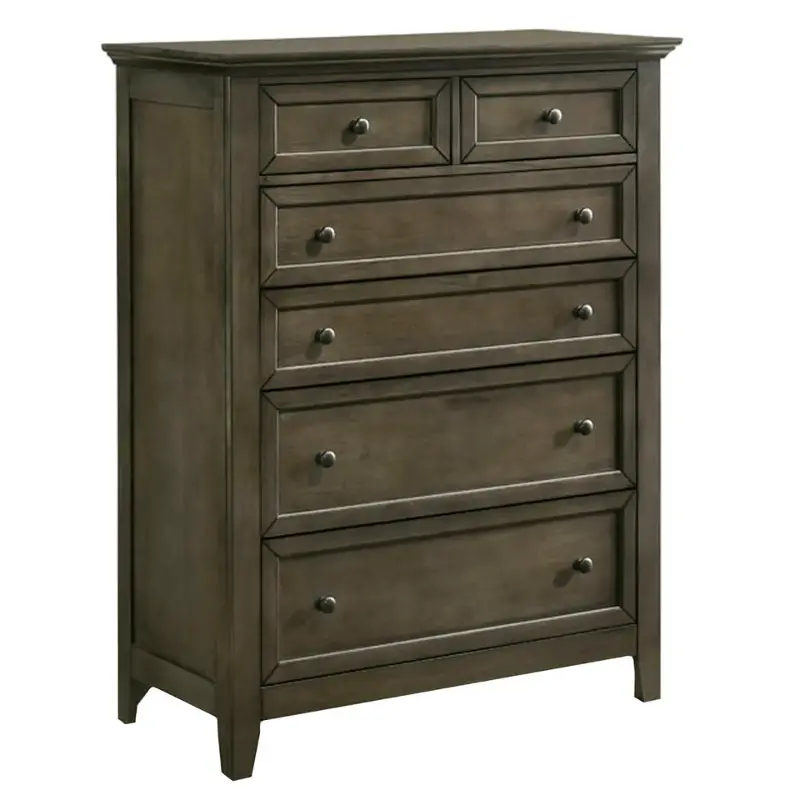 Sm-br-8806-gry-c Intercon Furniture San Mateo - Gray Bedroom Furniture Chest