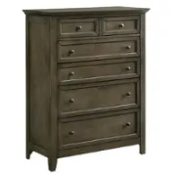 Sm-br-8806-gry-c Intercon Furniture San Mateo - Gray Bedroom Furniture Chest