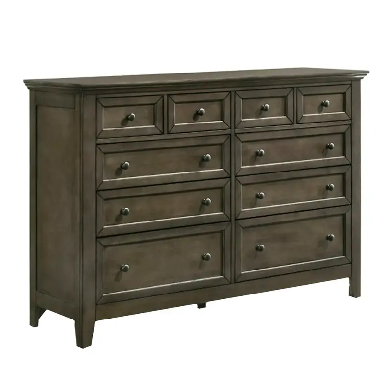 Sm-br-8810-gry-c Intercon Furniture San Mateo - Gray Bedroom Furniture Dresser