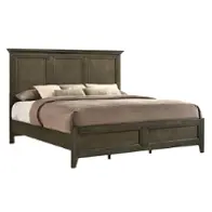 Sm-br-8865k-gry-hb Intercon Furniture San Mateo - Gray Bedroom Furniture Bed