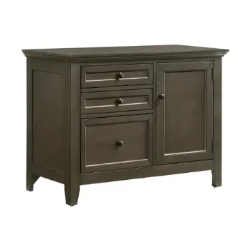 Sm-ho-4130d-gry-c Intercon Furniture San Mateo - Gray Dining Room Furniture Credenza