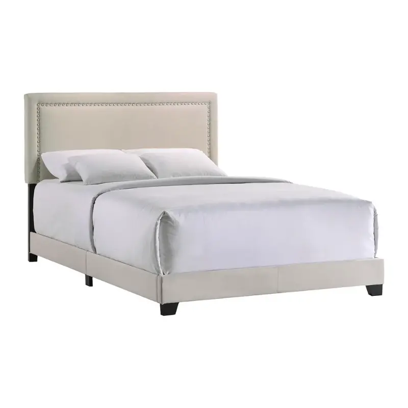 Ub-br-zonqen-fog-c Intercon Furniture Upholstered Beds Bedroom Furniture Bed