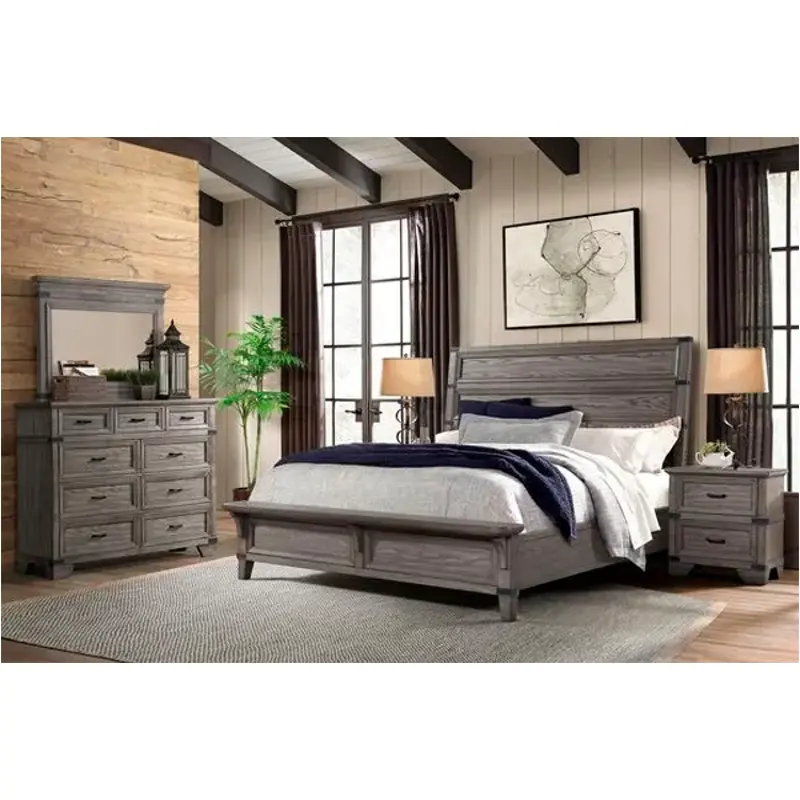 Fg-br-4965q-ste-hb Intercon Furniture Forge Bedroom Furniture Bed