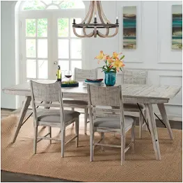 Mr-ta-4290-wwh-c Intercon Furniture Modern Rustic Dining Room Furniture Dining Table