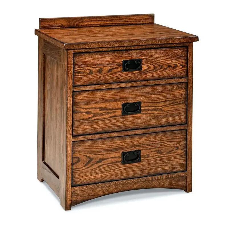 Op-br-5803-mis-c Intercon Furniture Oak Park - Mission Bedroom Furniture Nightstand