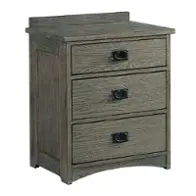 Op-br-5803-pew-c Intercon Furniture Oak Park - Pewter Bedroom Furniture Nightstand