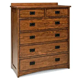 Op-br-5806-mis-c Intercon Furniture Oak Park - Mission Bedroom Furniture Chest