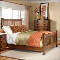 Op-br-5825k-mis-hb Intercon Furniture Oak Park - Mission Bedroom Furniture Bed