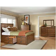 Op-br-5853cs-mis Intercon Furniture Oak Park - Mission Bedroom Furniture Bed