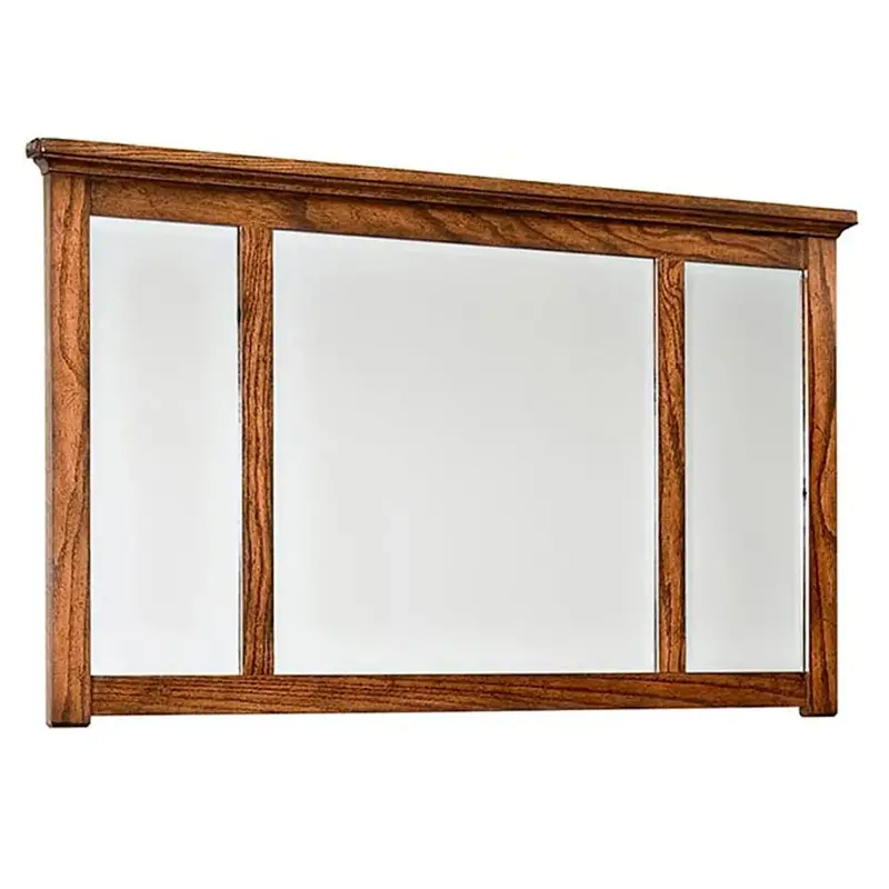 Op-br-5891-mis-c Intercon Furniture Oak Park - Mission Bedroom Furniture Mirror