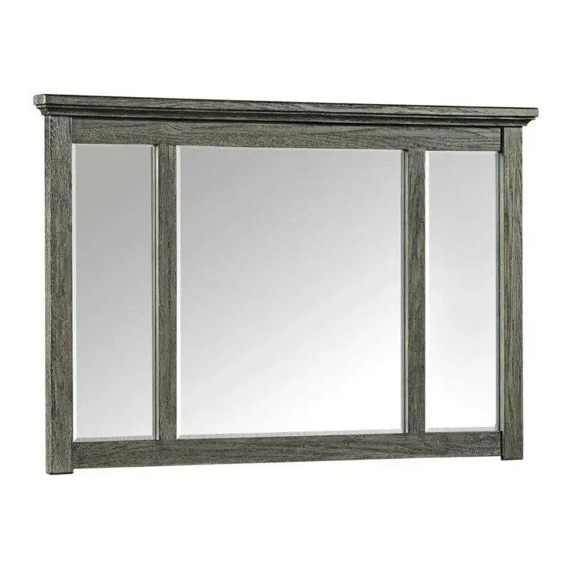 Op-br-5891-pew-c Intercon Furniture Oak Park - Pewter Bedroom Furniture Mirror