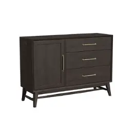 By-ca-5640-blk-c Intercon Furniture Bayside - Black Dining Room Furniture Sideboard