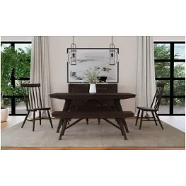 By-ta-4084-blk-c Intercon Furniture Bayside - Black Dining Room Furniture Dining Table