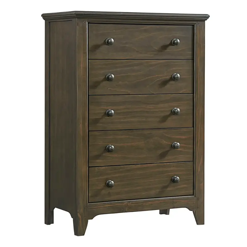 Ta-br-n6305-rvr-c Intercon Furniture Tahoe - River Rock Bedroom Furniture Chest