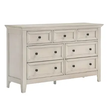 Sm-br-n4307-rwh-c Intercon Furniture San Mateo - Rustic White Bedroom Furniture Dresser