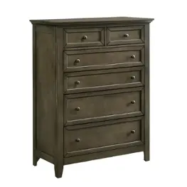 Sm-br-n8806-gry-c Intercon Furniture San Mateo - Gray Bedroom Furniture Chest