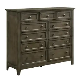 Sm-br-n8811g-gry-c Intercon Furniture San Mateo - Gray Bedroom Furniture Chest