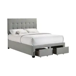 Ub-br-kcyful-smk-hfb Intercon Furniture Upholstered Beds Bedroom Furniture Bed