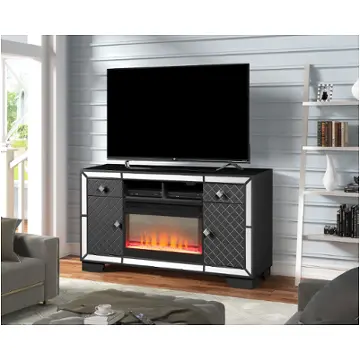 Madison-fp-blk Galaxy Home Furnishings Madison Fireplace