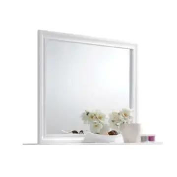 Matrix-m-wht Galaxy Home Furnishings Matrix Mirror