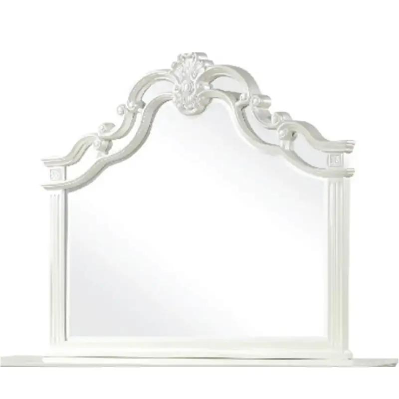 Milan-m-wht Galaxy Home Furnishings Milan Mirror