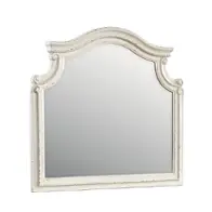 Noble-m-ant-wht Galaxy Home Furnishings Noble Mirror