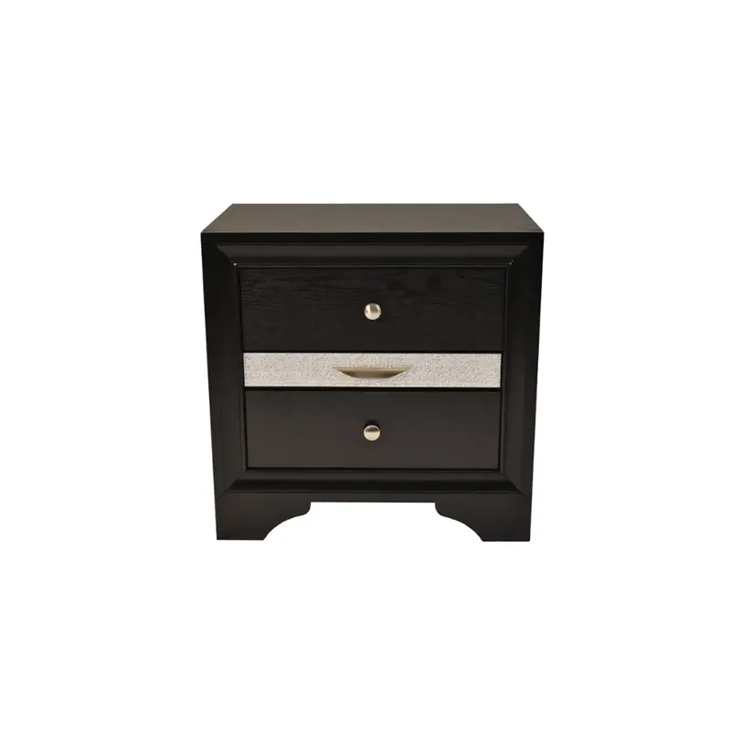 Matrix-ns-blk Galaxy Home Furnishings Matrix Nightstand