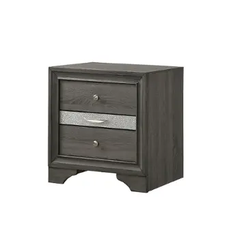 Matrix-ns-gry Galaxy Home Furnishings Matrix Nightstand