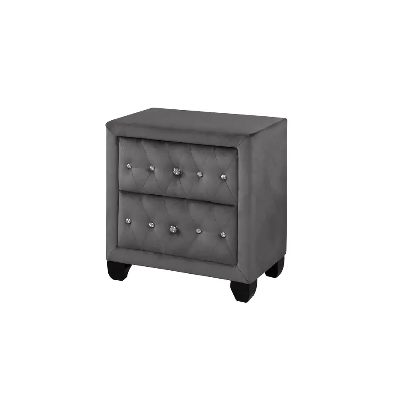 Sophia-ns-gry Galaxy Home Furnishings Sophia Nightstand