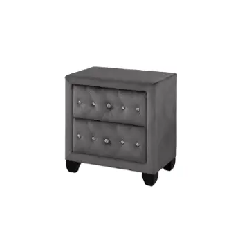 Sophia-ns-gry Galaxy Home Furnishings Sophia Nightstand