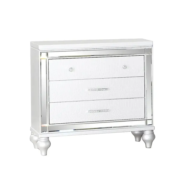 Sterling-ns-wht Galaxy Home Furnishings Sterling Nightstand