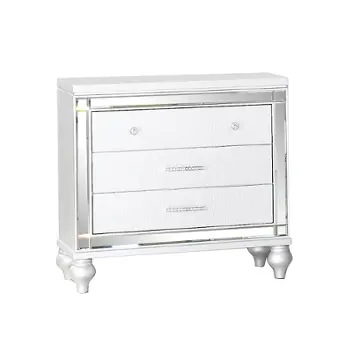 Sterling-ns-wht Galaxy Home Furnishings Sterling Nightstand