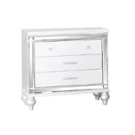 Sterling-ns-wht Galaxy Home Furnishings Sterling Nightstand