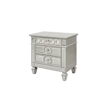 Symphony-ns-slv Galaxy Home Furnishings Symphony Nightstand