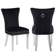 Eva-c-blk Galaxy Home Furnishings Eva Dining Chair