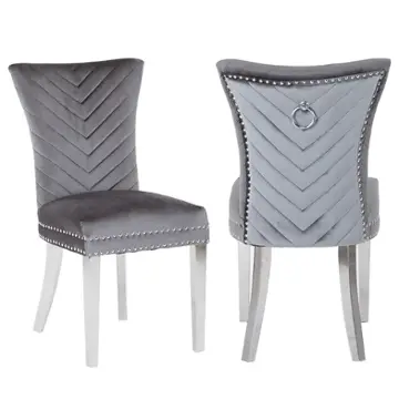 Eva-c-gry Galaxy Home Furnishings Eva Dining Chair