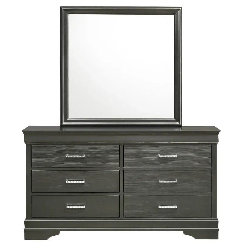Brooklyn-d-gry Galaxy Home Furnishings Brooklyn Dresser