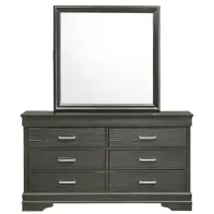 Brooklyn-d-gry Galaxy Home Furnishings Brooklyn Dresser